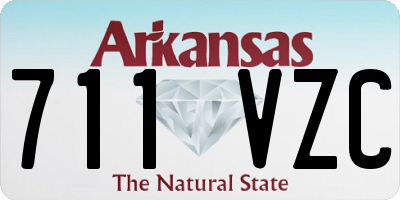 AR license plate 711VZC