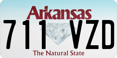 AR license plate 711VZD