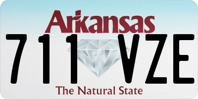 AR license plate 711VZE