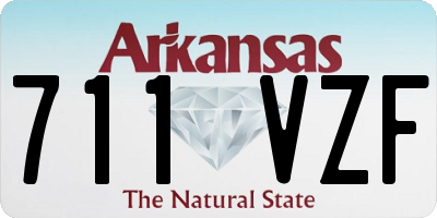 AR license plate 711VZF