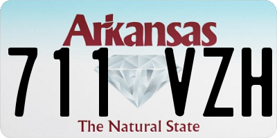 AR license plate 711VZH