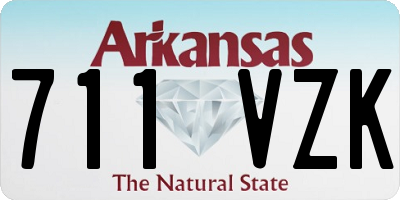 AR license plate 711VZK