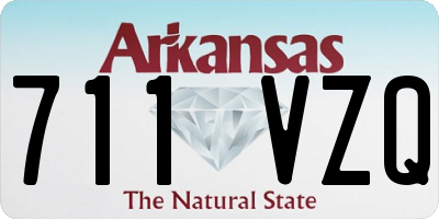AR license plate 711VZQ