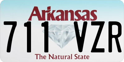 AR license plate 711VZR