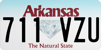 AR license plate 711VZU