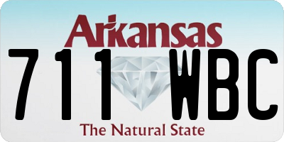 AR license plate 711WBC
