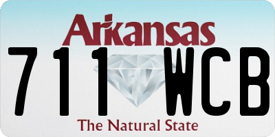 AR license plate 711WCB