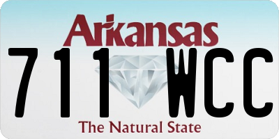 AR license plate 711WCC