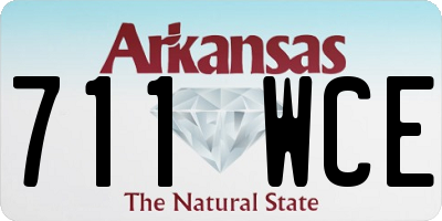 AR license plate 711WCE