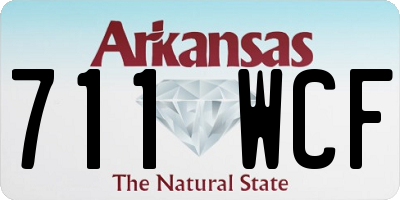 AR license plate 711WCF