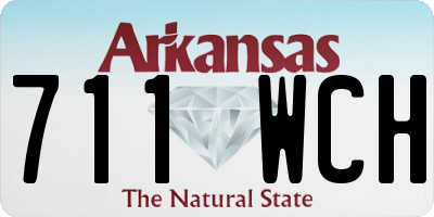 AR license plate 711WCH