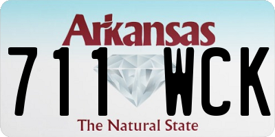 AR license plate 711WCK