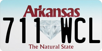 AR license plate 711WCL