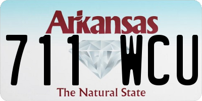 AR license plate 711WCU