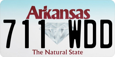 AR license plate 711WDD