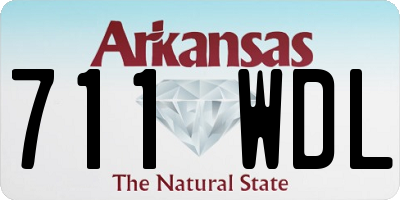 AR license plate 711WDL