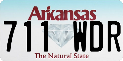 AR license plate 711WDR