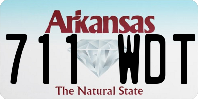 AR license plate 711WDT