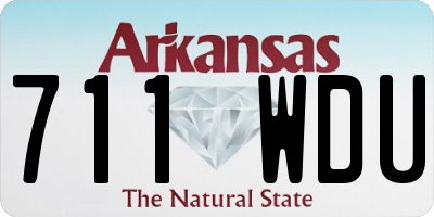 AR license plate 711WDU