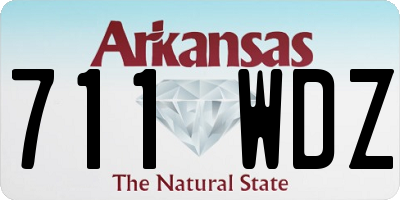 AR license plate 711WDZ