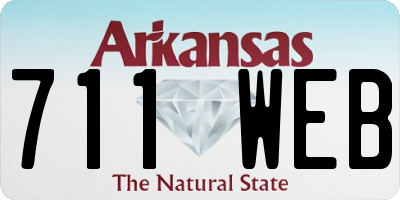 AR license plate 711WEB