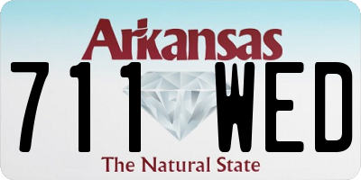 AR license plate 711WED