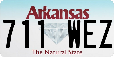 AR license plate 711WEZ