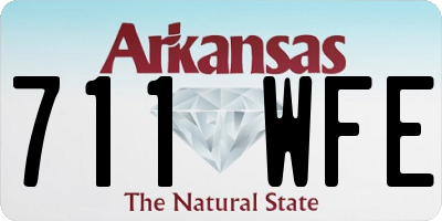 AR license plate 711WFE