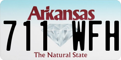 AR license plate 711WFH