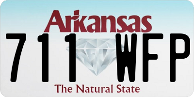 AR license plate 711WFP