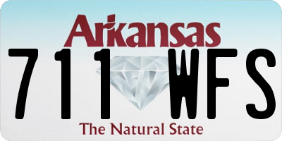 AR license plate 711WFS