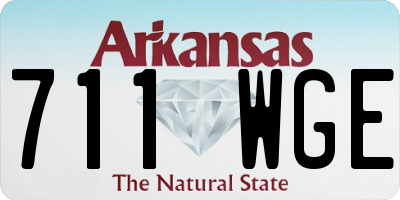 AR license plate 711WGE