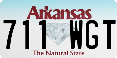 AR license plate 711WGT