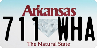 AR license plate 711WHA