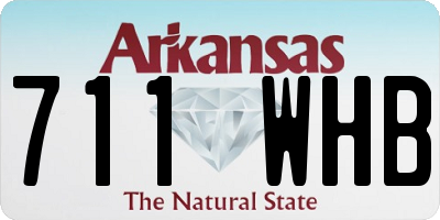 AR license plate 711WHB