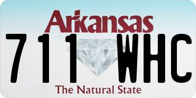 AR license plate 711WHC