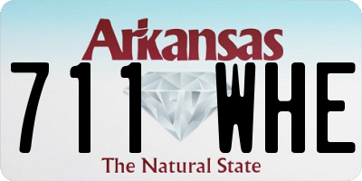 AR license plate 711WHE