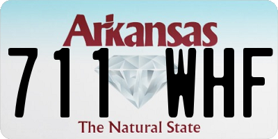 AR license plate 711WHF