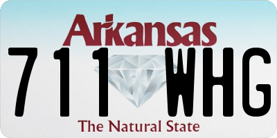 AR license plate 711WHG