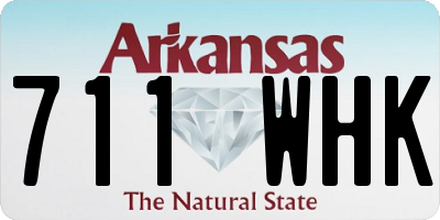 AR license plate 711WHK