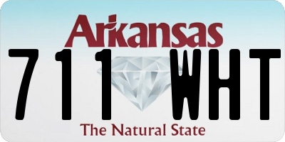AR license plate 711WHT