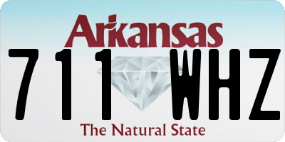 AR license plate 711WHZ