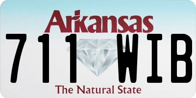 AR license plate 711WIB