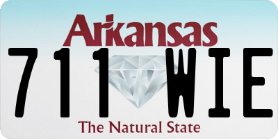 AR license plate 711WIE