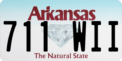 AR license plate 711WII