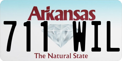 AR license plate 711WIL