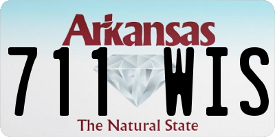 AR license plate 711WIS