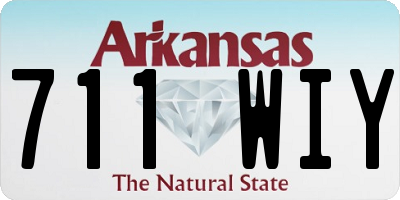 AR license plate 711WIY