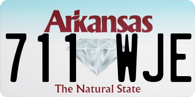 AR license plate 711WJE
