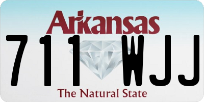 AR license plate 711WJJ